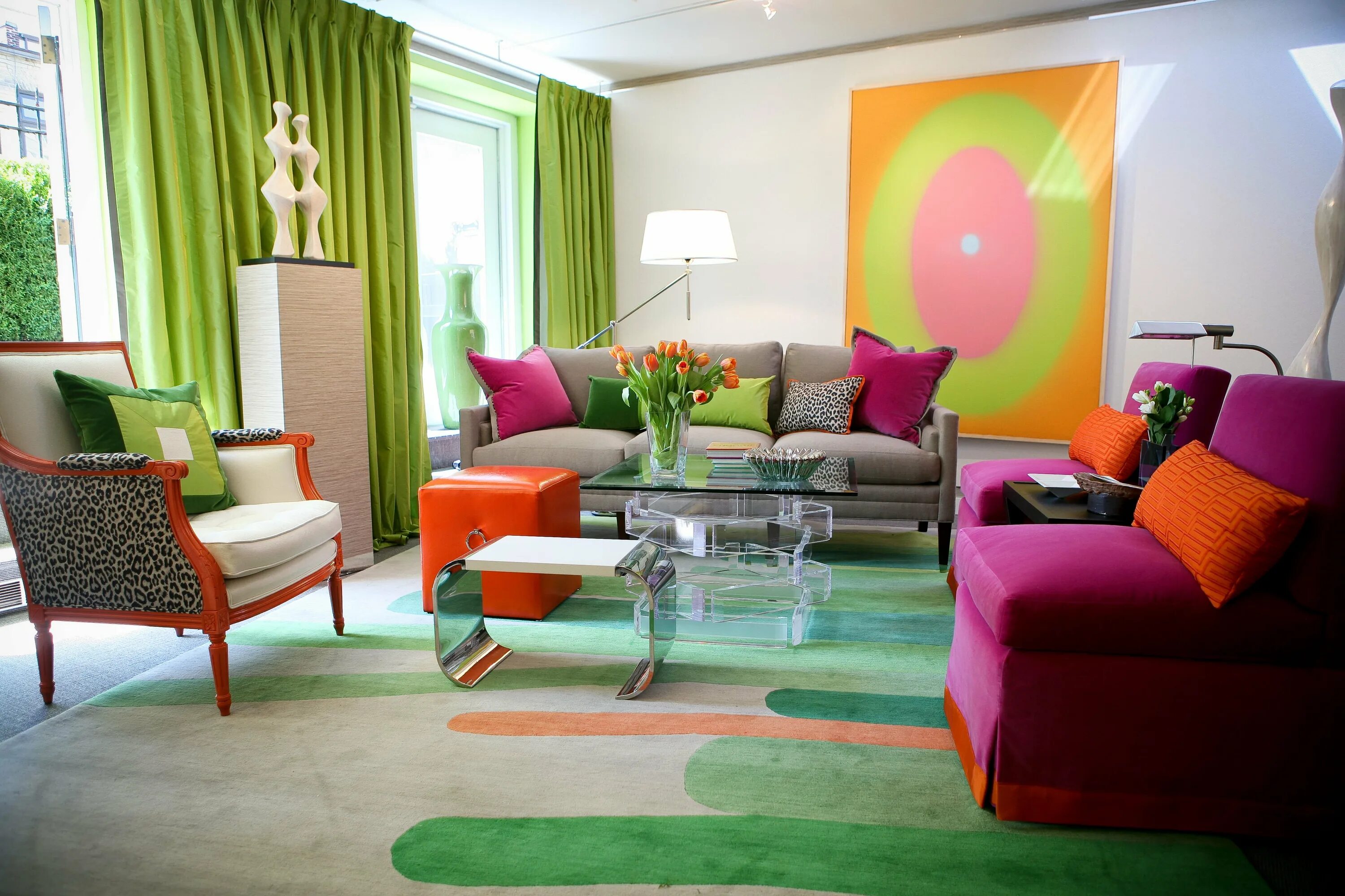 Психология цветов в интерьере Green color scheme - 72 photo