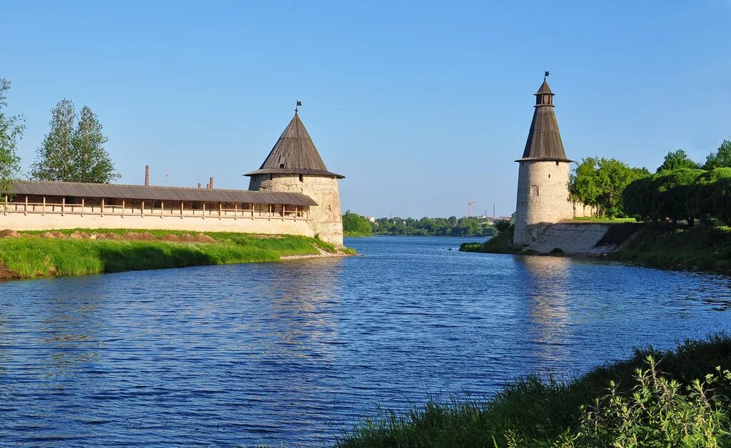 Псков река великая фото Фотогалерея :: Устье реки Псковы (ElenaSPb) // Клуб фотопутешественников FOTOTRA