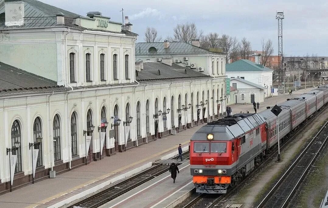 Псков вокзал фото Планируете путешествие на февральские праздники? РЖД увеличило число поездов Реч