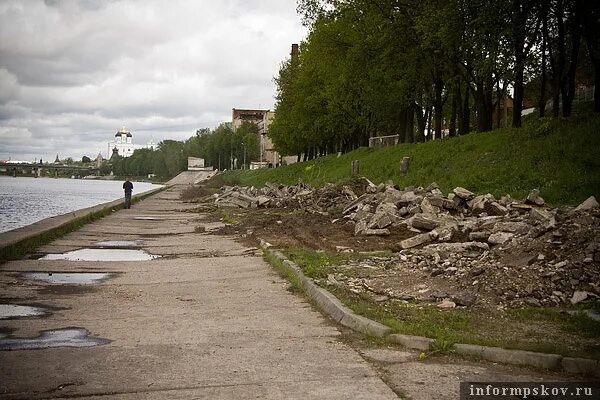 Псковгражданпроект набережная реки великой 6 фото Набережная р. Великой. Реконструкция - Страница 19 - О Пскове - Псковский городс