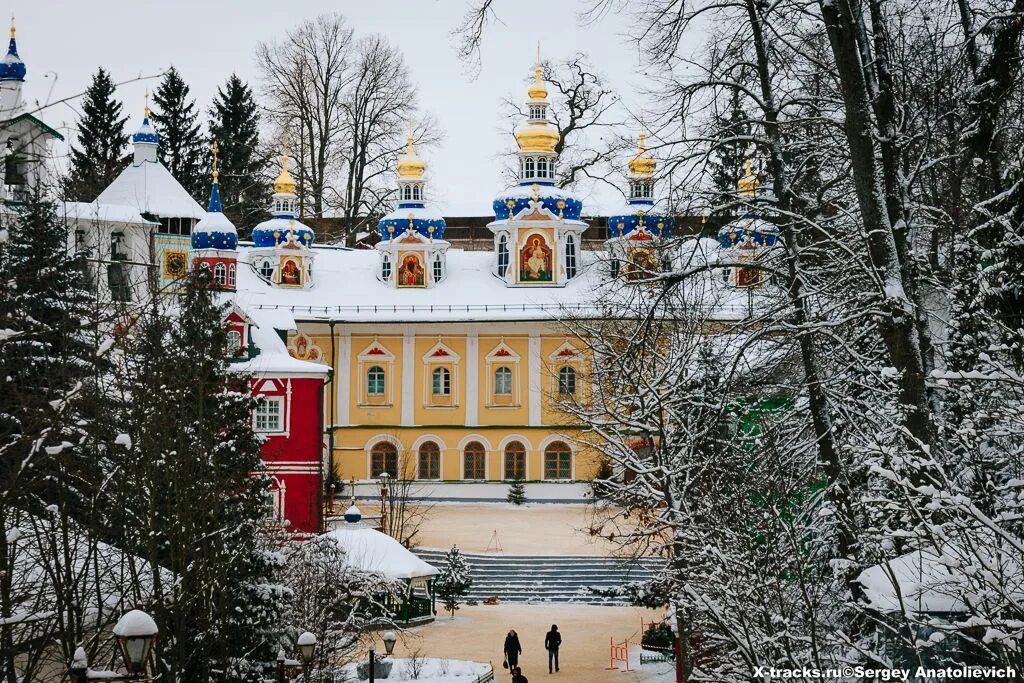 Псково печерский монастырь зимой фото Фотоальбомы