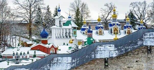 Псково печерский монастырь зимой фото Паломнический центр Александро-Невской Лавры приглашает вас в Псков. Вас ждет об