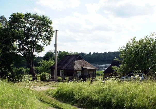 Псковская область фото деревень Он ждет меня, мой старый дом, В краю, где пахнет земляникой, Где грезят ивы над 