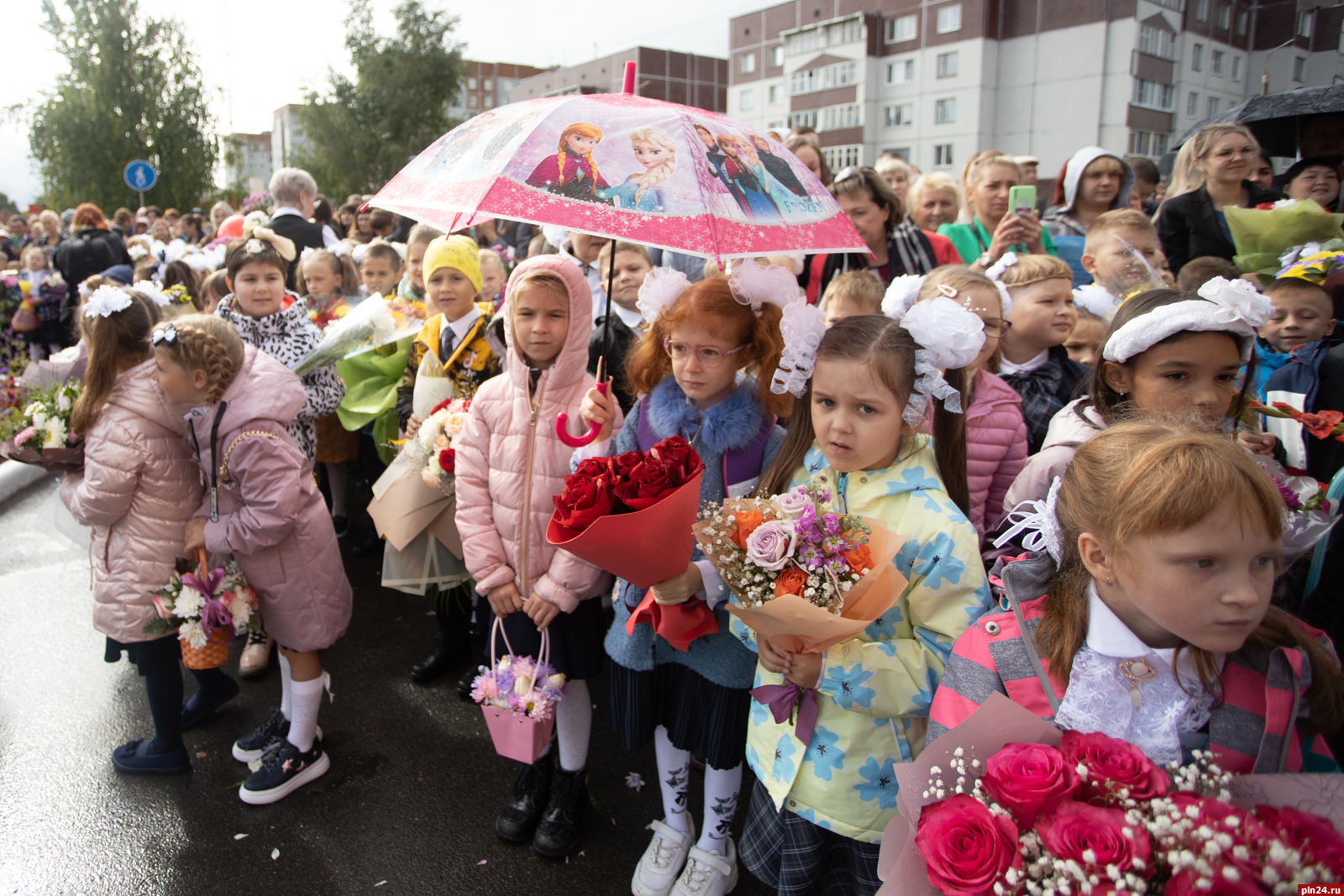 Псковский педагогический комплекс западная ул 19 фото День знаний в Пскове. ФОТОРЕПОРТАЖ : Псковская Лента Новостей / ПЛН