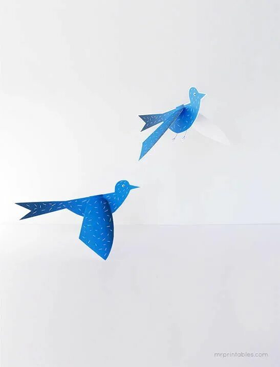 Птичка из бумаги фото Flying Paper Bird Paper birds, Flapping bird, Paper crafts for kids