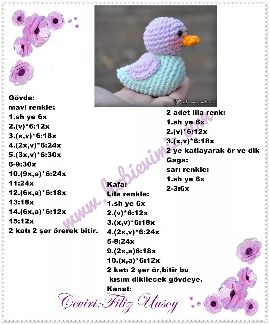 Птички крючком схемы и описание амигуруми Pin on Amigurumi Crochet patterns, Crochet amigurumi, Bead crochet rope