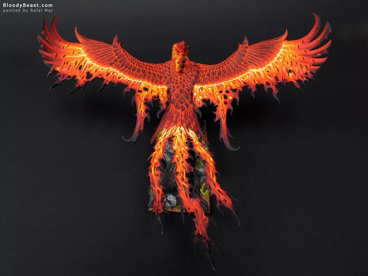 Птица феникс реальное фото Flamespyre Phoenix - BloodyBeast.com