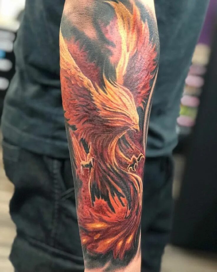 Птица феникс тату фото Phoenix tattoo design, Phoenix tattoo, Phoenix tattoo sleeve