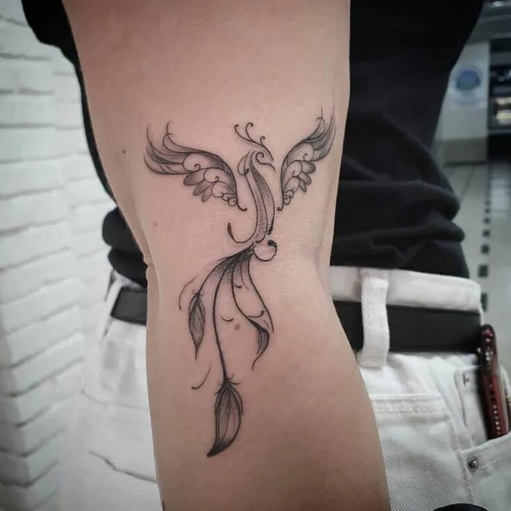 Птица феникс тату фото для женщин 50 Cool Small Phoenix Tattoo Ideas 2024 Inspiration Guide Small phoenix tattoos,