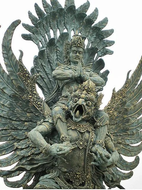 Птица гаруда фото Garuda & Wisnu Sculpture, Temple art, Hindu art