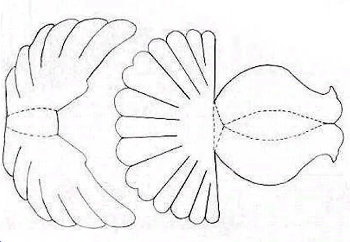 Птицы из бумаги своими руками схемы шаблоны Голуби на руку для танца шаблон