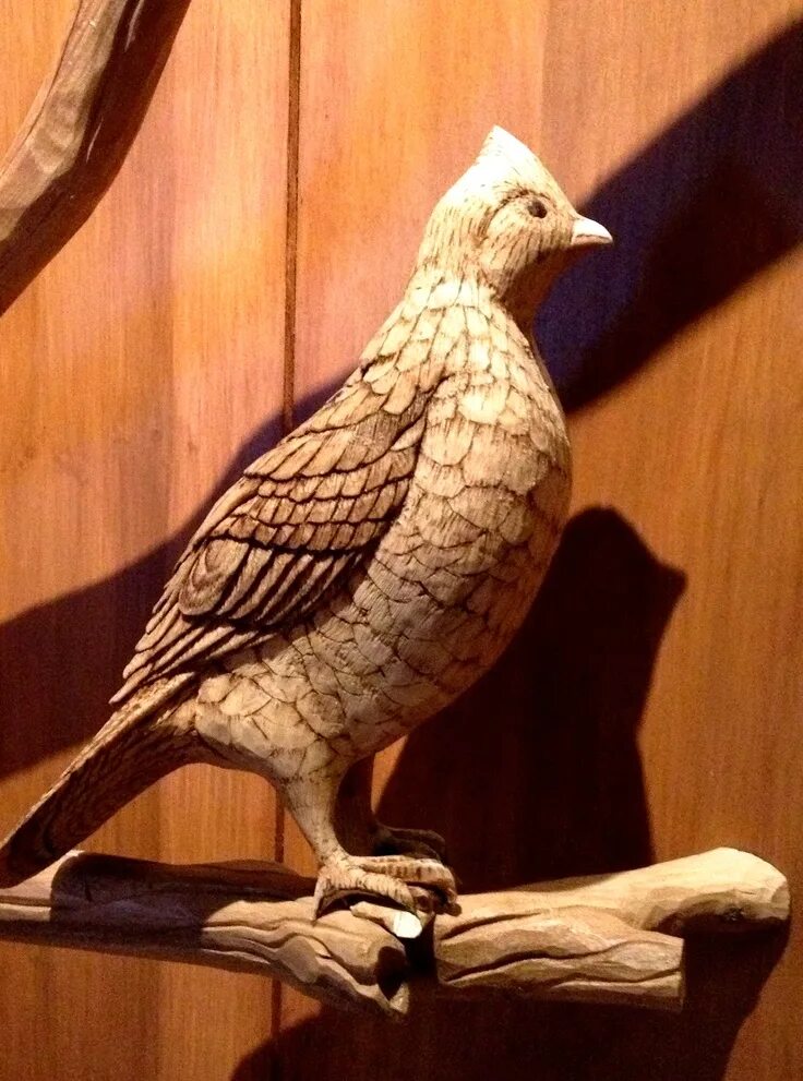 Птицы из дерева своими руками фото Wood carving bird Escultura en madera, Tallado en madera, Pájaros azules