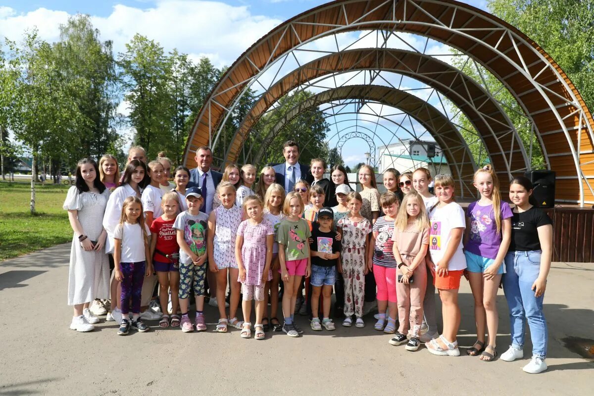 Пу 101 тонкино нижегородской области фото Фото рабочей поездки губернатора Глеба Никитина в Тонкино 11 августа 2022 года Н