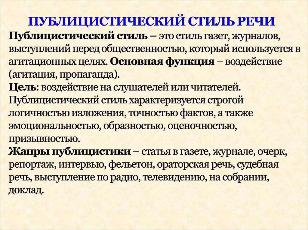 Публицистический стиль фото Публицистический стиль конспект