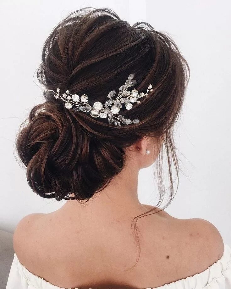 Пучки на свадьбу фото 39 Gorgeous Wedding Hairstyles For the Elegant Bride Wedding hair side, Bridal h