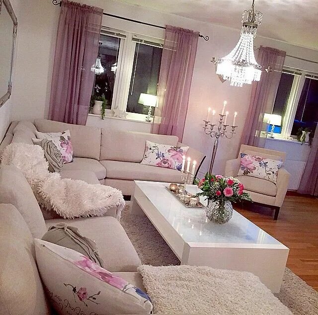 Пудровая гостиная фото lovely decor Living room decor apartment, Living room inspiration, Cozy living r