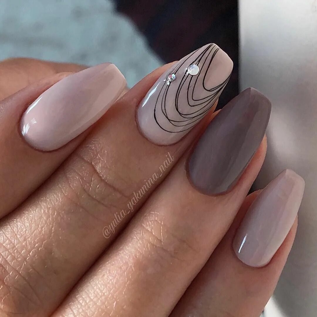 Пудровые ногти дизайн Instagram post by Юлия Якунина Nail Artist * Apr 3, 2019 at 2:45pm UTC Acrylic n