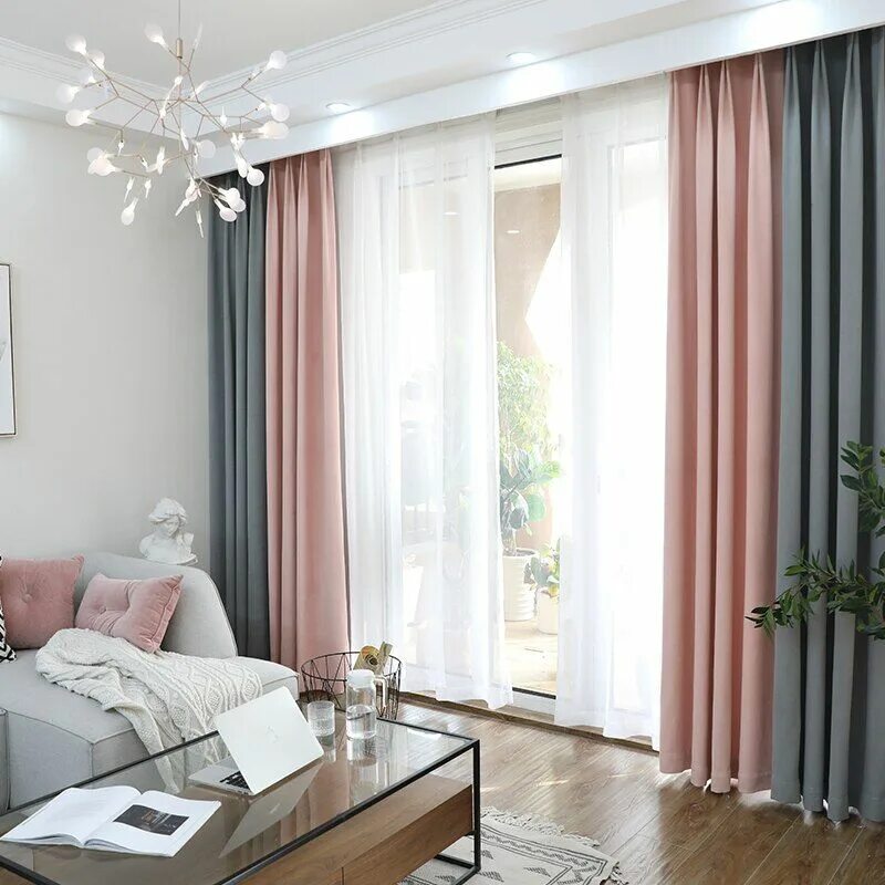 Пудровые шторы в интерьере гостиной Best Home and Garden Free Shipping October 2022 Curtains living room, Curtains l