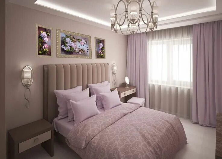 Пудровые шторы в спальню в интерьере фото Pin by Radha Purohit on Rïbböñ Ě Ⓜ břöïđëřý Simple bedroom design, Bedroom desig