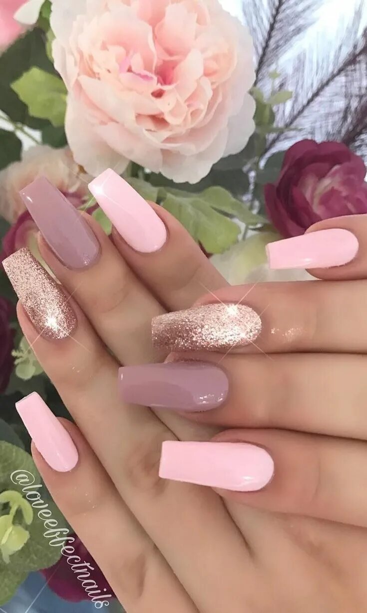 Пудровый дизайн ногтей фото 58+ Stylish and Bright Summer Nail Design Colors and Ideas Part 15 Best acrylic 