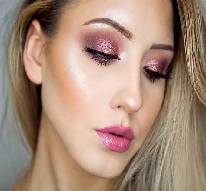 Пудровый макияж Makeup Looks For Party To fulfill your needs of ideas for make up Makeup tips an