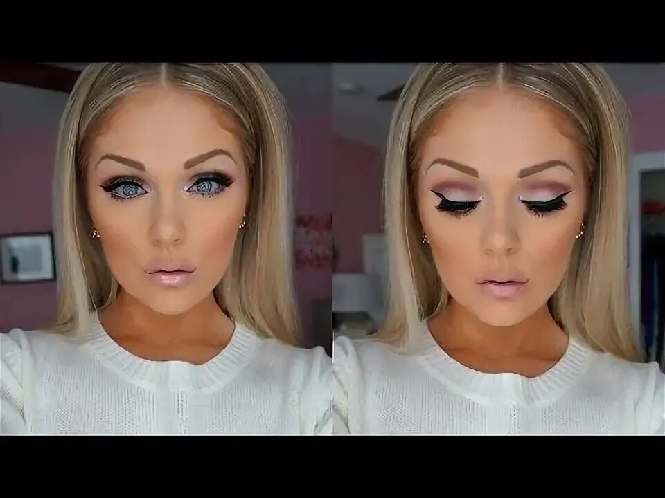 Пудровый макияж фото Valentines Day Makeup Tutorial 2016 Valentines day makeup, Day makeup, Youtube m