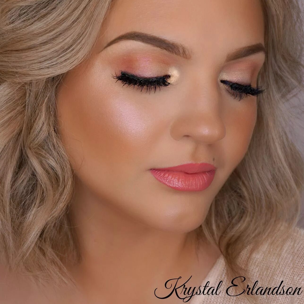 Пудровый макияж фото Soft peach Makeup Tutorial - Makeup Geek Peach makeup, Summer makeup looks, Make