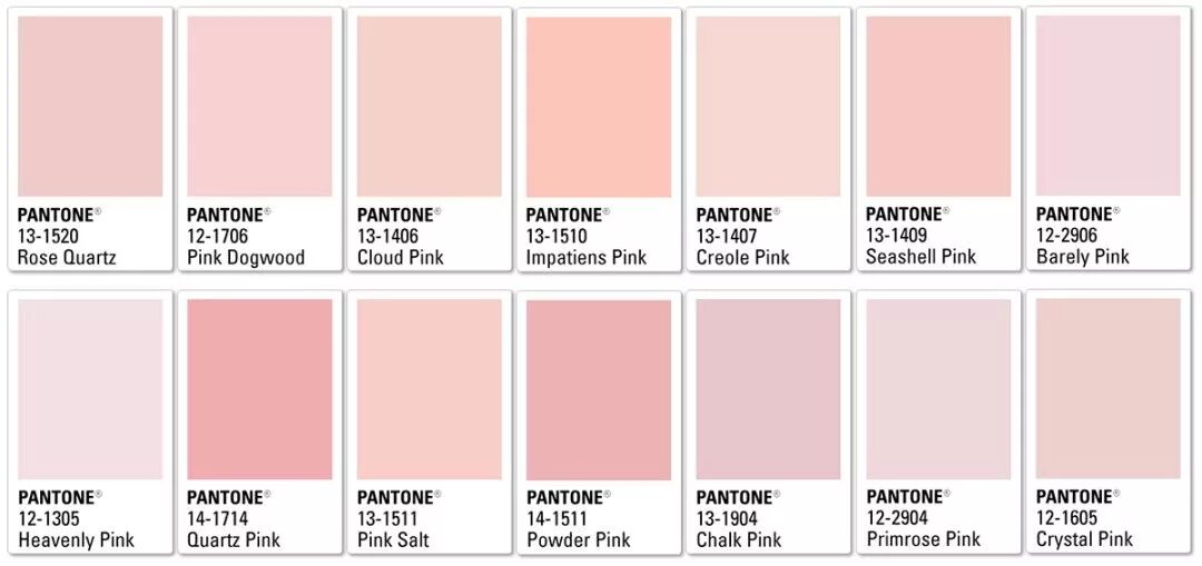 Пудровый розовый цвет фото Pantone’s millennial pink palette - Warm up your home with pink wall colour Aliz