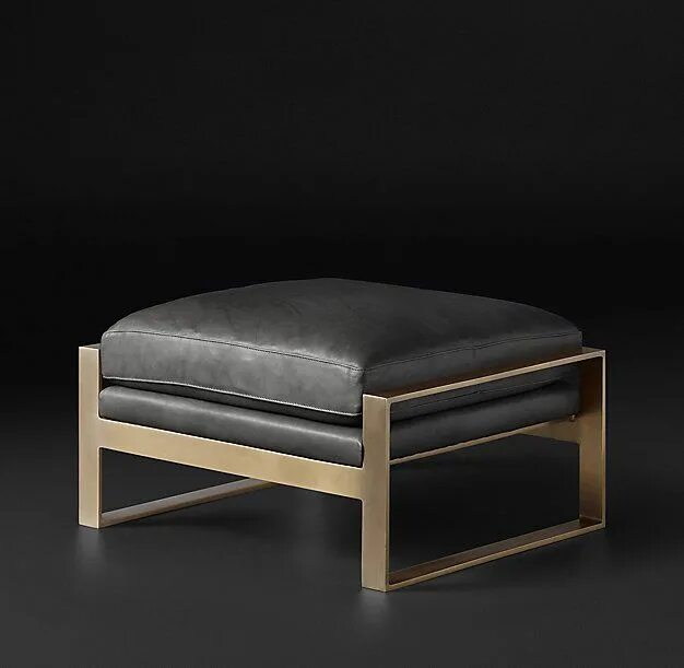 Пуф в стиле лофт Alfieri Leather Ottoman Bench furniture, Interior furniture, Ottoman