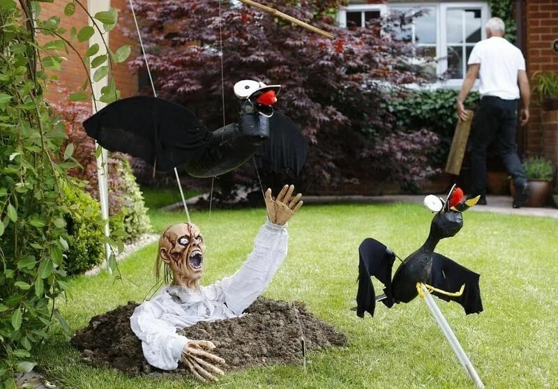 Пугало на даче своими руками Scarecrow Festivals in the UK