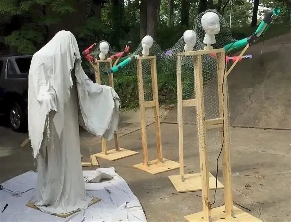 Пугало светильник из цемента своими руками 10 популярных идей на тему "diy haunted trail" для вдохновения