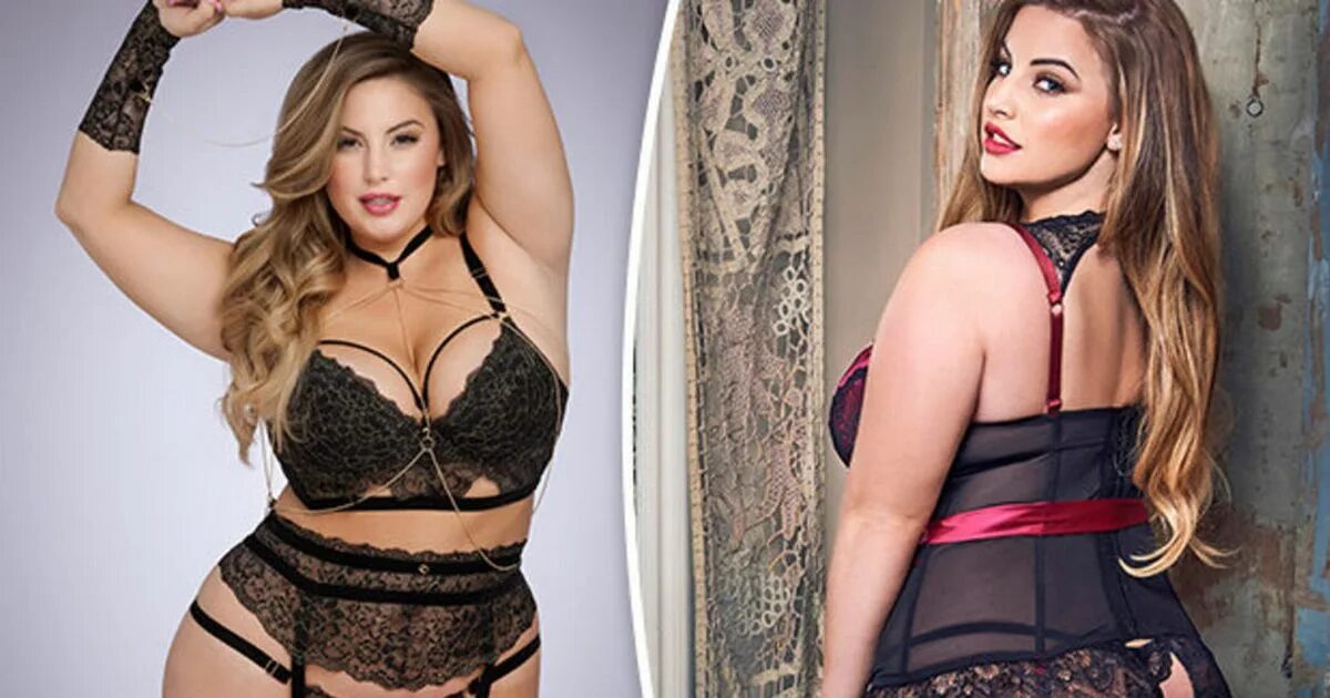 Пухлая в нижнем белье фото Plus-size model dubbed the 'new Ashley Graham' sizzles in sexy lingerie shoot - 