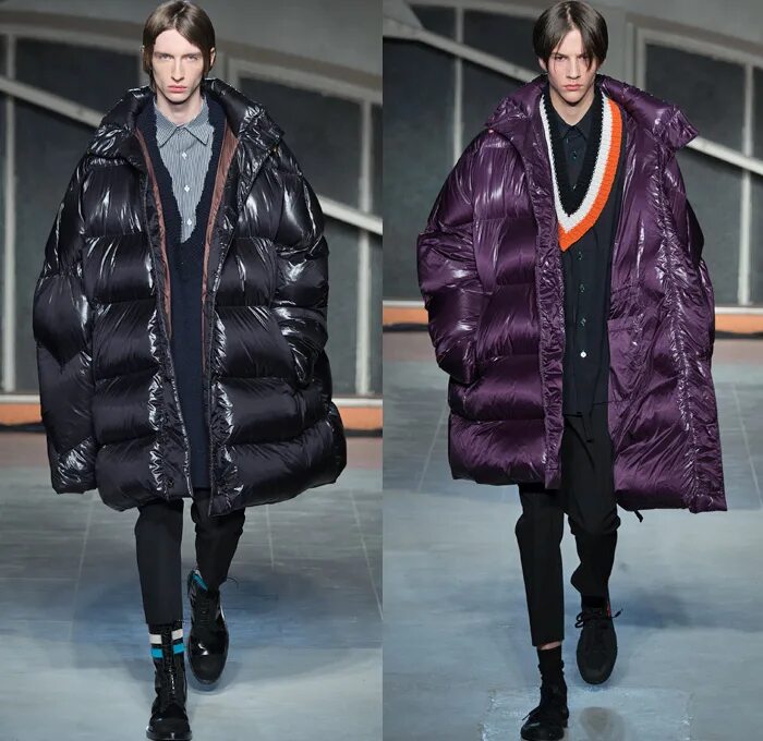 Пуховик мужской мода 2024 Raf Simons 2016-2017 Fall Autumn Winter Mens Runway Fashion Forward Forecast Cur