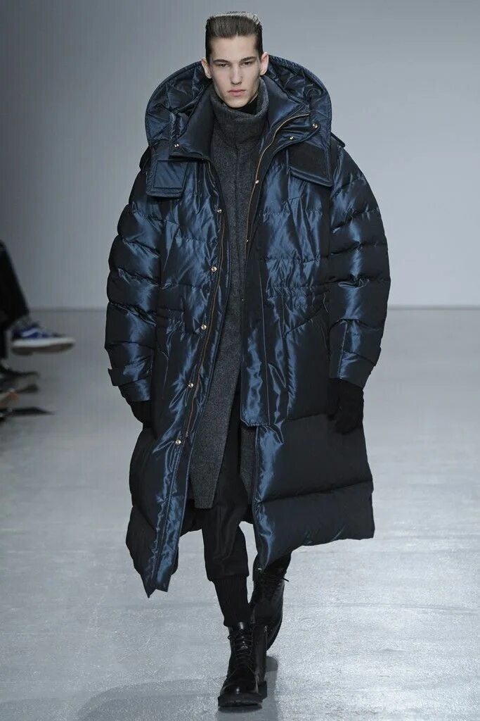 Пуховик мужской мода 2024 Juun.J Men’s RTW Fall 2013 Mens fashion, Menswear, Coat