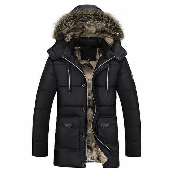 Пуховик мужской зимний короткий модный Parkas Men Brand Clothing Fashion Winter Jacket Men Thermal Hooded Thicken Coat 