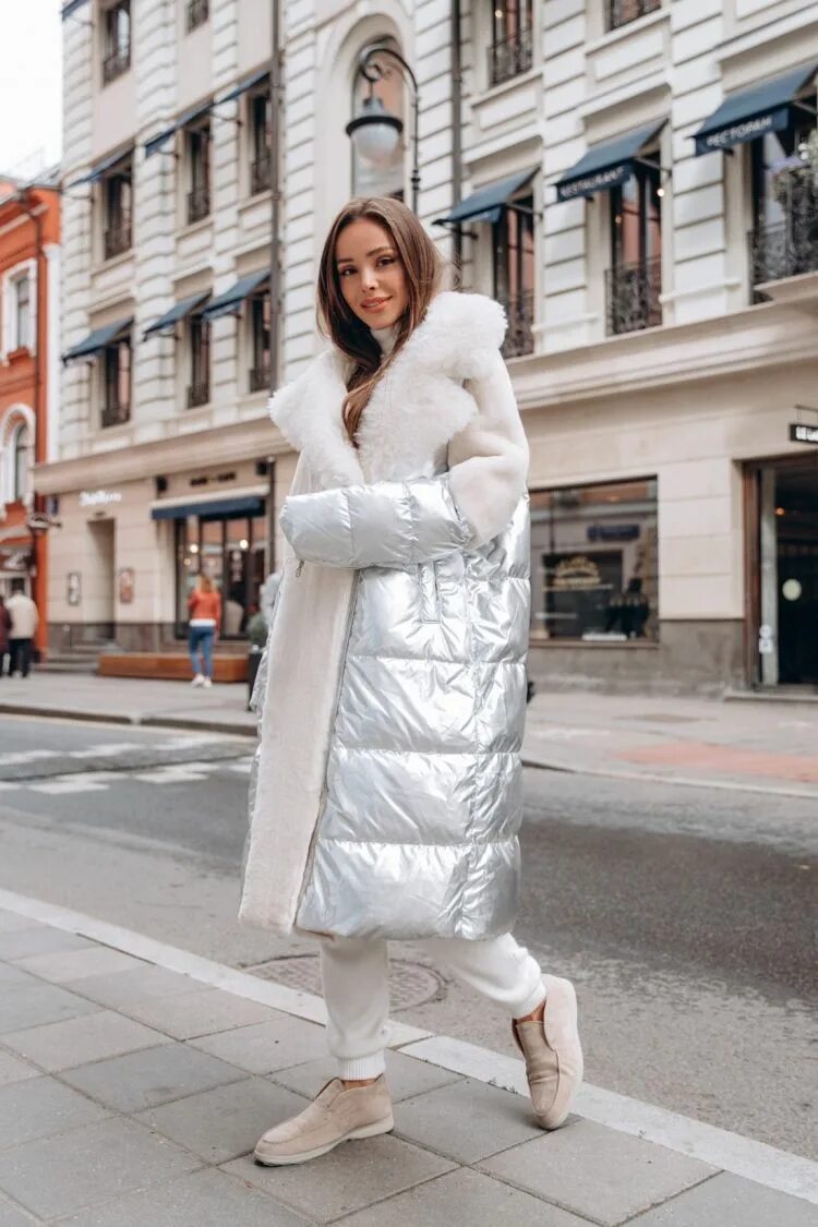 Пуховик женский 2025 мода Пуховик Ferruccio Fall fashion coats, Fall fashion outfits, Winter jackets women