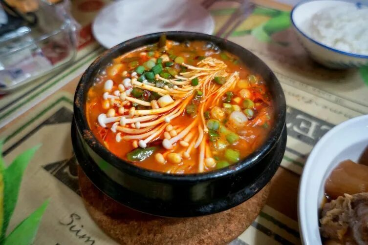 Пуктяй корейский суп рецепт с фото Vegetarian Soon Tofu Jjigae (Korean Silken Tofu Stew) Recipe on Food52 Recipe Ve