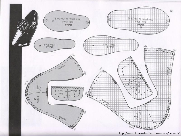 Пулены для куклы выкройка Подборка выкроек обуви для кукол и игрушек . Обсуждение на LiveInternet - Россий