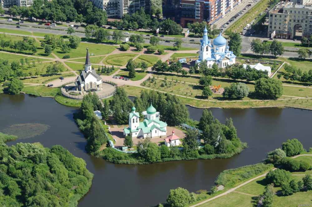 Пулковский парк санкт петербург фото Средняя Рогатка Пруды, Фонтаны, Памятники