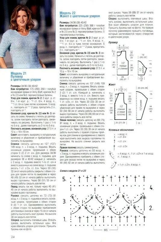 Пуловер крючком со схемами и описанием Вязание женского джемпера или свитера крючком: выбор пряжи, подробное описание и