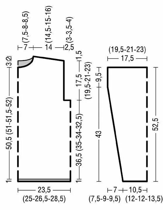 Пуловер выкройка Увеличить Knitting, Chart, Save