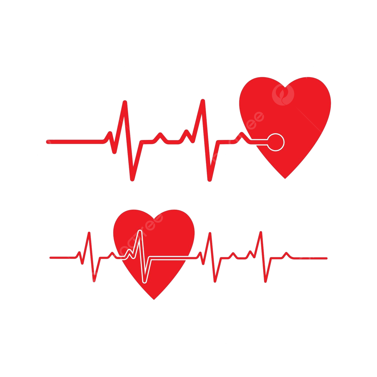 Пульс красная ул 103 фото набор векторных значков логотипа пульсовой линии пульс красный ритм вектор PNG ,