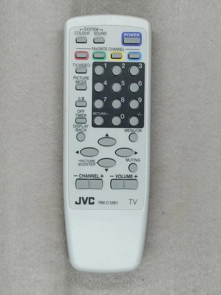 Пульт от телевизора jvc фото Оригинальный пульт д-у JVC RM-C1261 - Оригинальные пульты для телевизоров