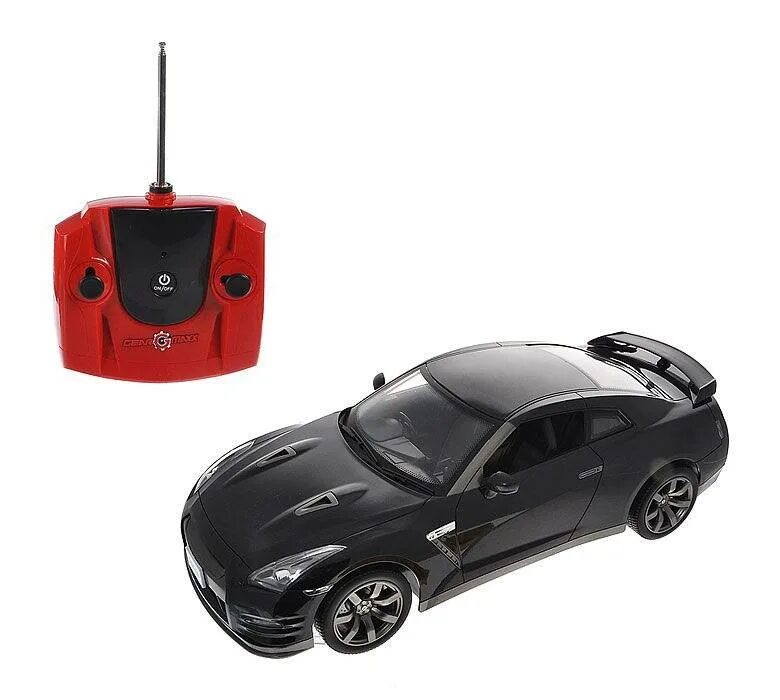 Пультом машины фото Машина KidzTech Nissan GT-R, на р/у, 1:12, с аккумулятором 6618-887B (88072) - х