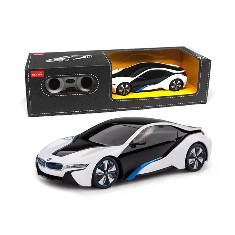 Пультом машины фото 1:24 Rastar 4CH Mini RC Car радиоуправляемый автомобиль машинки игрушки игрушки 