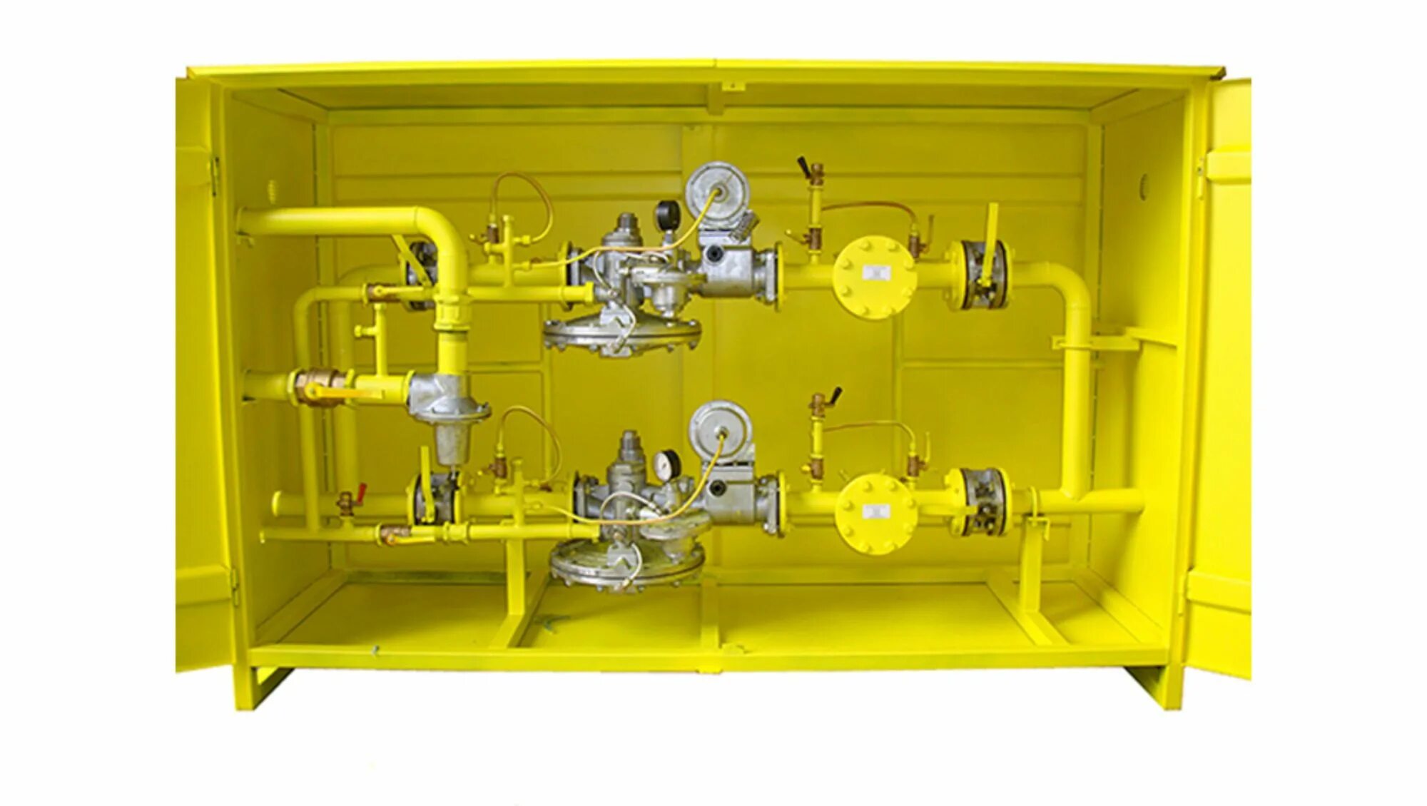 Пункт редуцирования газа фото ПРОМГАЗЭНЕРГО ГРПШ 32/6-2У1 Пункт газорегуляторный шкафной с основной и резервно