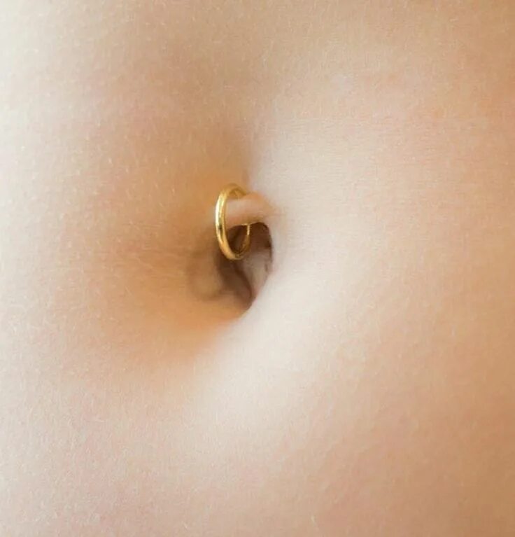 Пупочное кольцо фото Valentine's Day Gold Fake Belly Button Piercing-fake Belly Button Ring-fake Bell