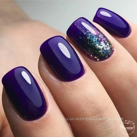 Пурпурный цвет маникюра с дизайном 50 Summer Nail Art Design Ideas 2019 Clotee.com Purple gel nails, Bride nails, P