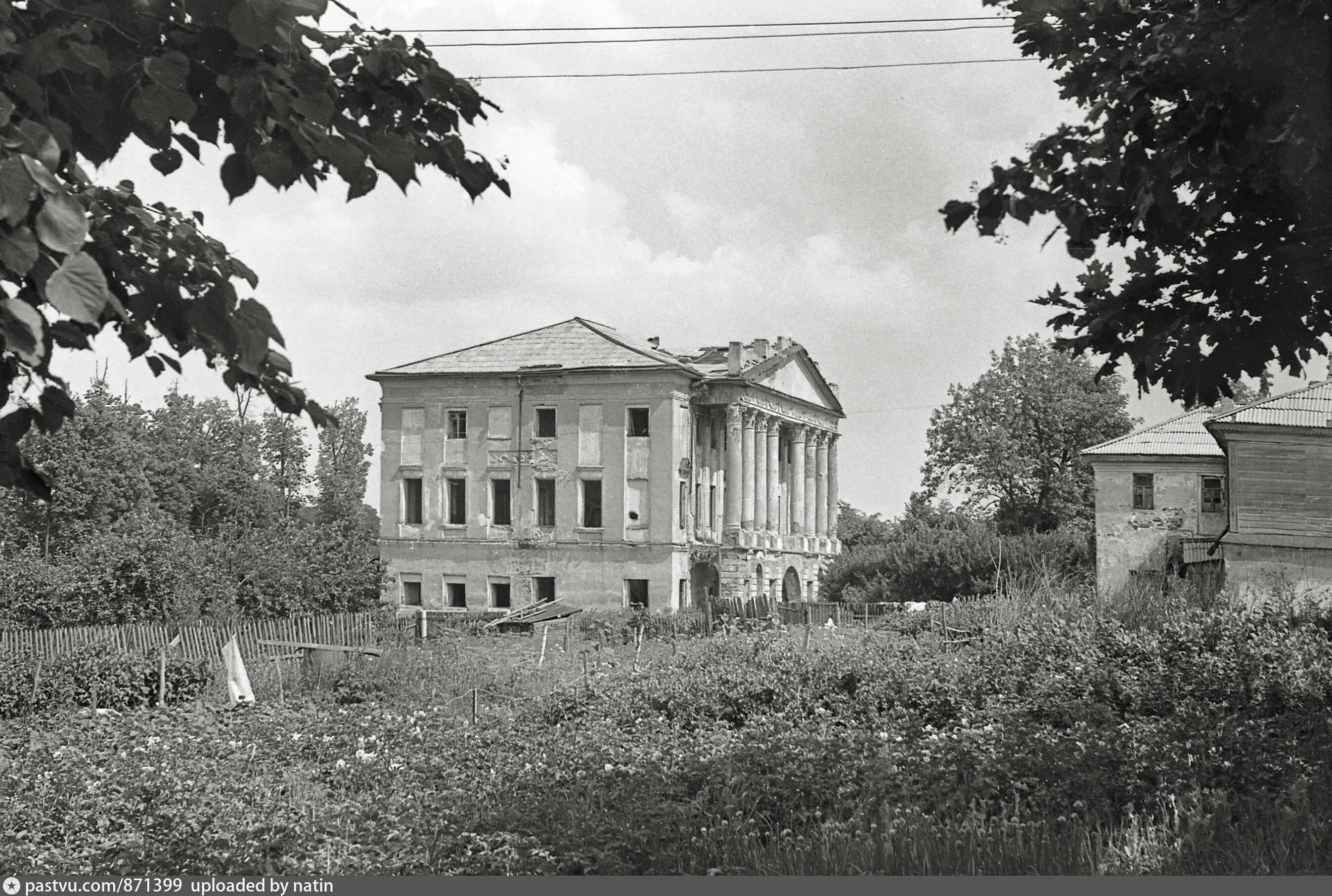 Пущино усадьба фото Пущино-на-Наре. Усадьба Вяземских. Главный дом - Фотографии прошлого