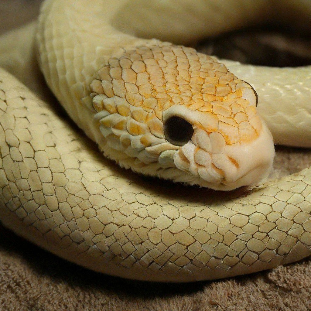 Пушистая змея фото "Fluffy furry snake" - image created in Shedevrum